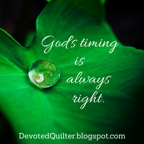 Weekly devotions on Christian living | DevotedQuilter.blogspot.com