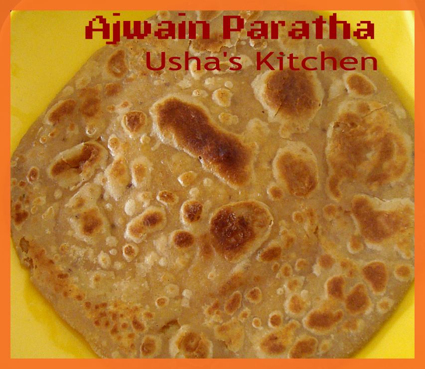 USHA'S KITCHEN Ajwain Paratha