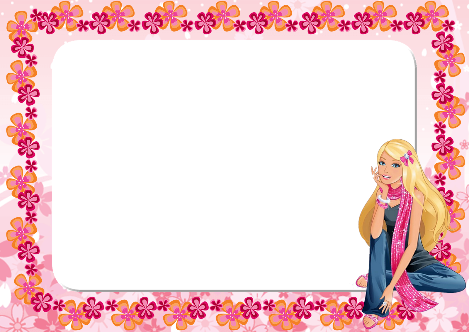 Barbie Border Png