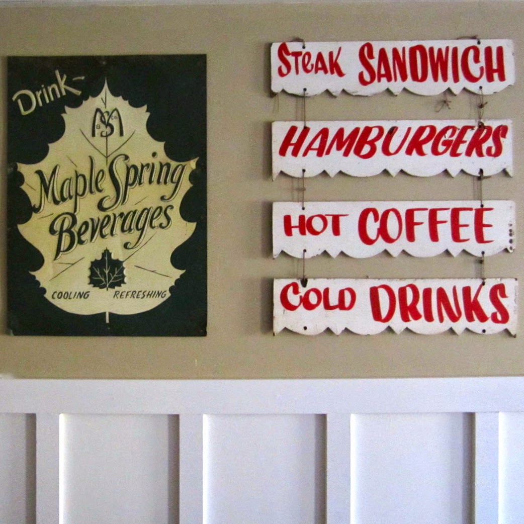 vintage Maine sandwich shop sign