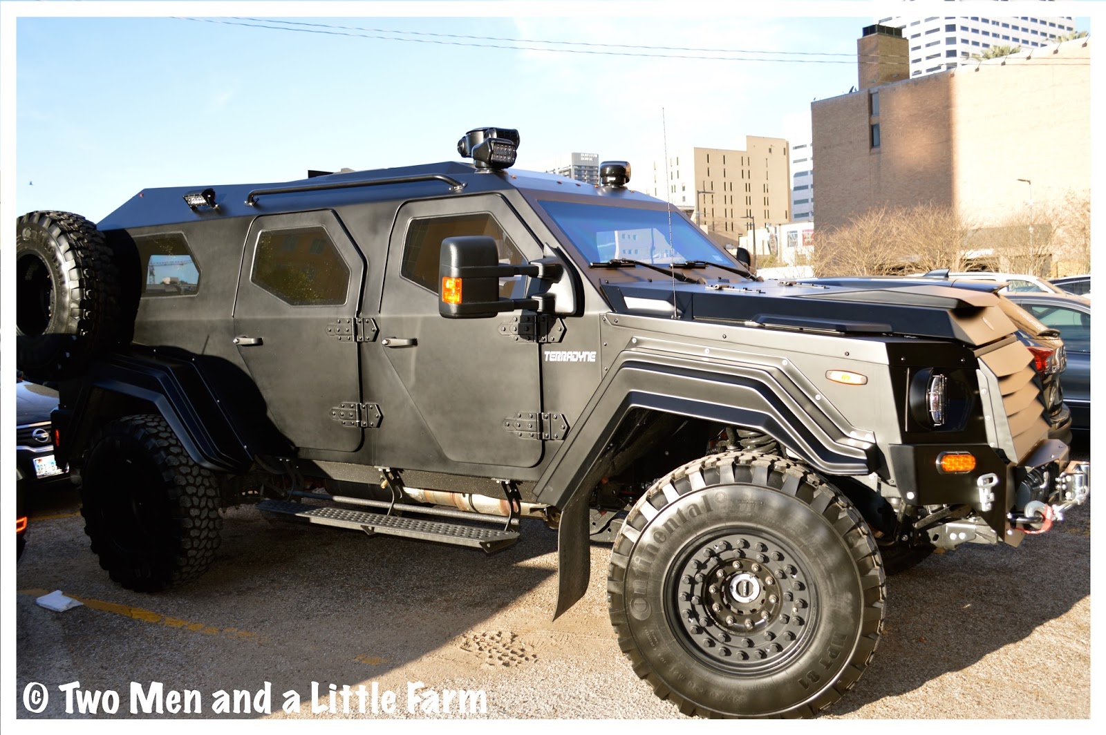 Two Men and a Little Farm TERRADYNE ARMORED VEHICLE