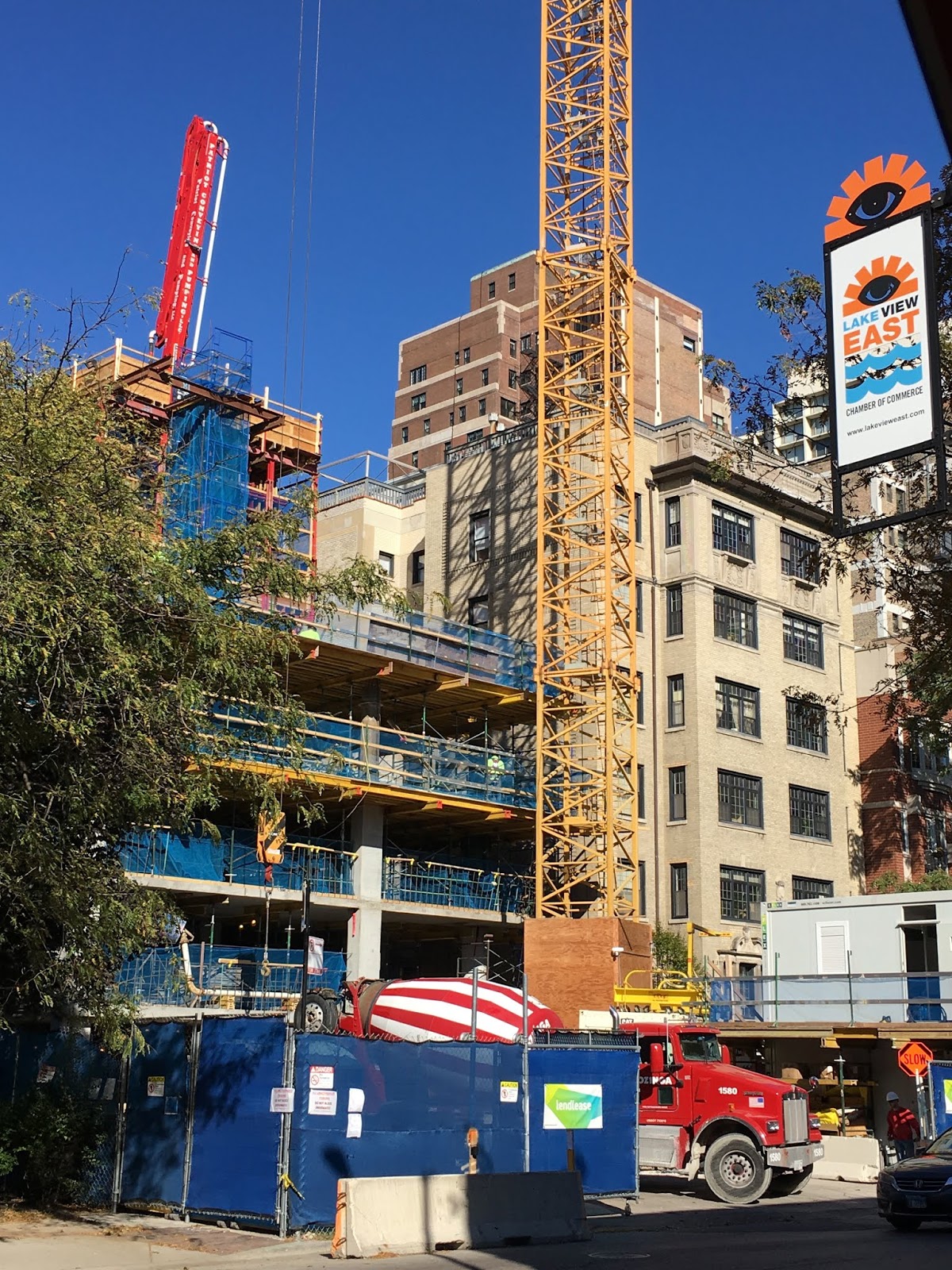 The Chicago Real Estate Local 450 West Belmont 80 unit tower rises