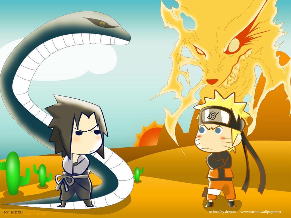 fun never ends Naruto vs Sasuke
