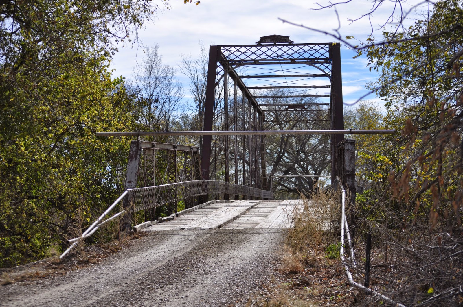 Explore Kansas Walnut River Wrought Iron Truss Bridge