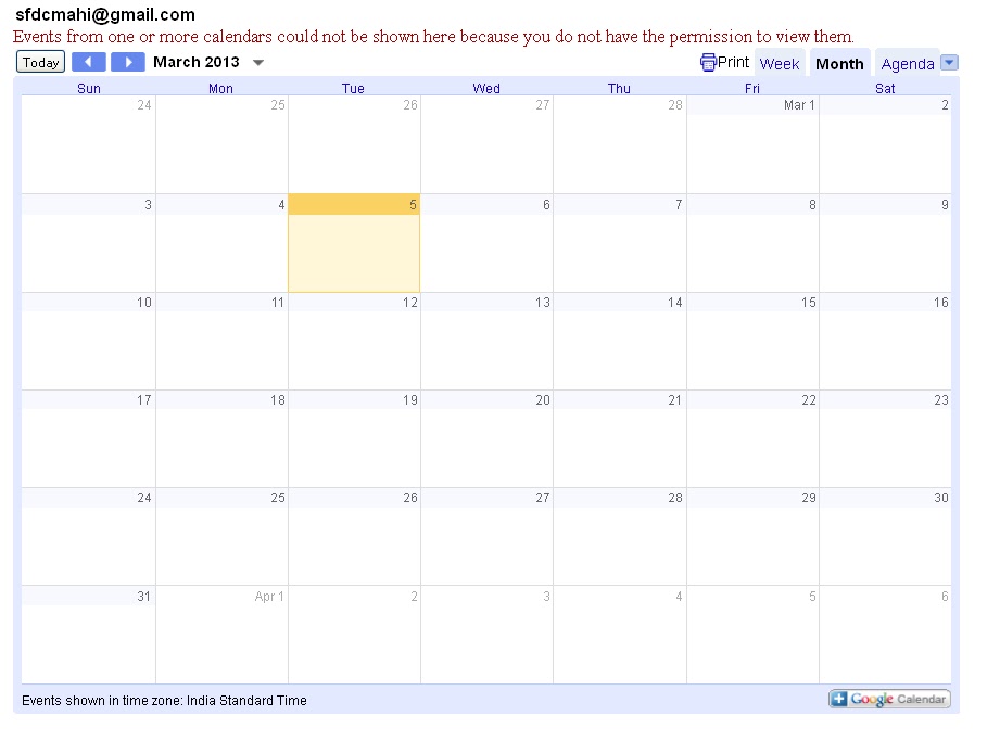 Google Calender In Salesforce SFDC MAHI