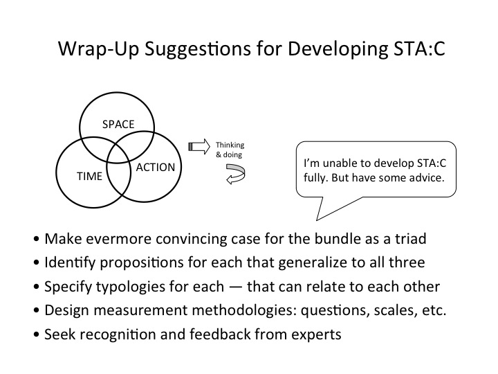 Materials for Two Theories: TIMN and STA:C: 2016