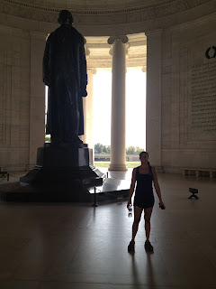 Running to Jefferson Memorial