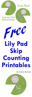 FREE Lily Pad Gross Motor Skills Activity Printable from In Our Pond