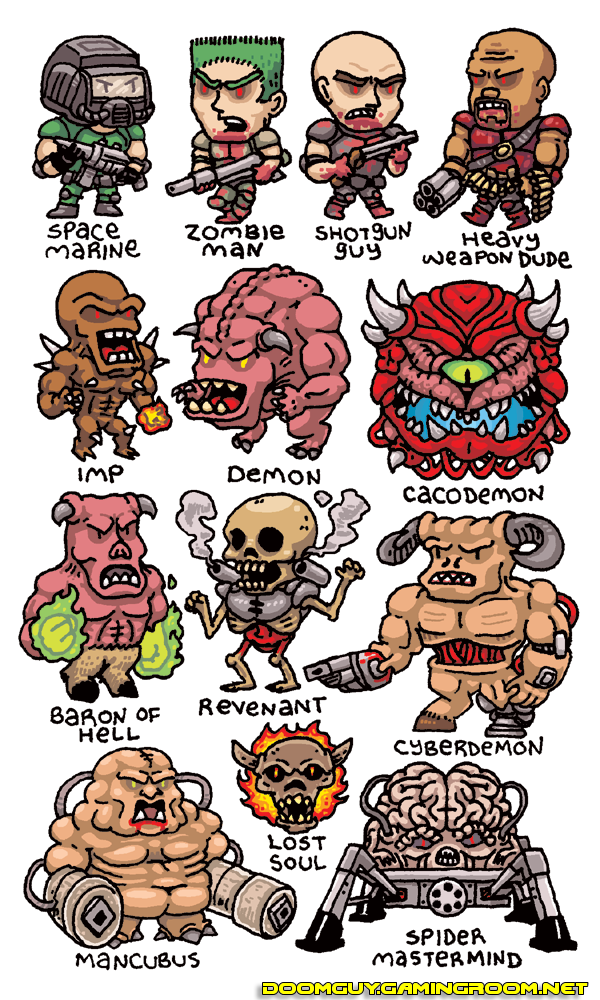Doom versão Chibi 