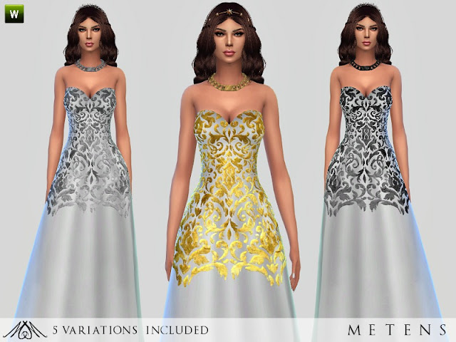 Sims 4 CC's - The Best: Dress by Metens