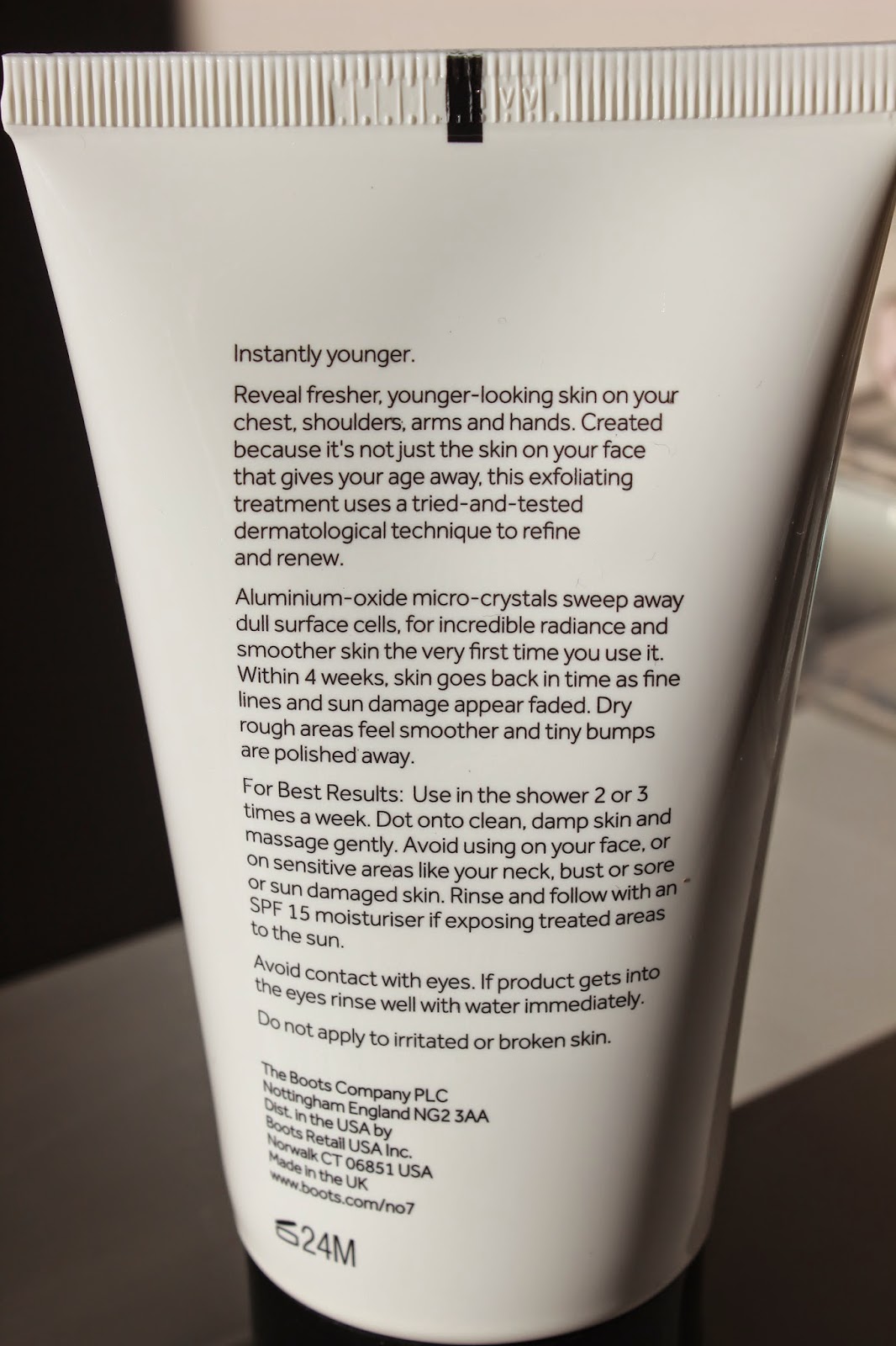 There's beauty in simplicity No7 Microdermabrasion Body Exfoliator Review