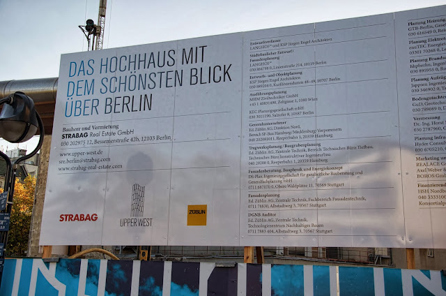 Baustelle Upper West, Hotel, Büro, Einzelhandel, (ursprünglich: Atlas Tower), geplante Höhe: 118 Meter, Breitscheidplatz, 10623 Berlin, 24.10.2013