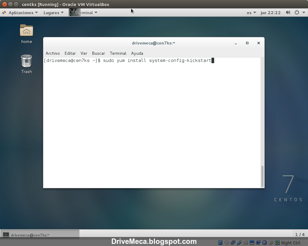 Como instalar de forma automatica con Kickstart un Linux Centos videoJuegos y Open Source