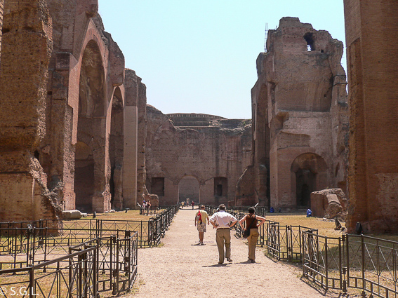 Roma y las termas de Caracalla