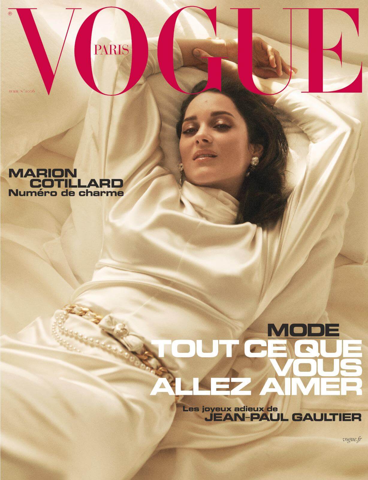 Marion Cotillard in Vogue Paris April 2020 by Lachlan Bailey