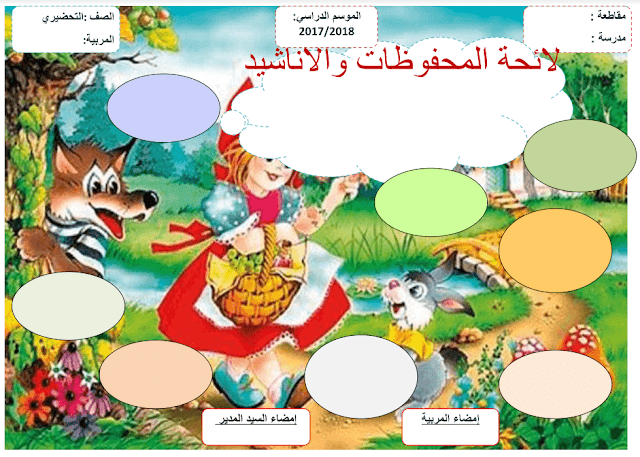 معلقات قسم التحضيري جاهزة لتعديل 2017/2018-word معلقات قسم التحضيري جاهزة لتعديل 2017/2018-word