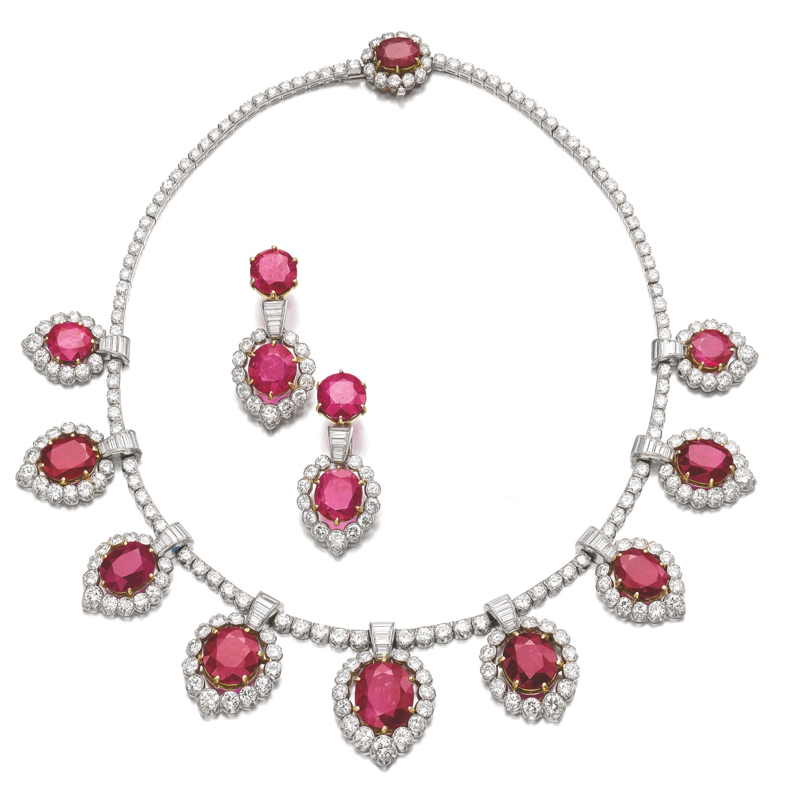 Marie Poutine's Jewels & Royals: Demi-Parures in Pink