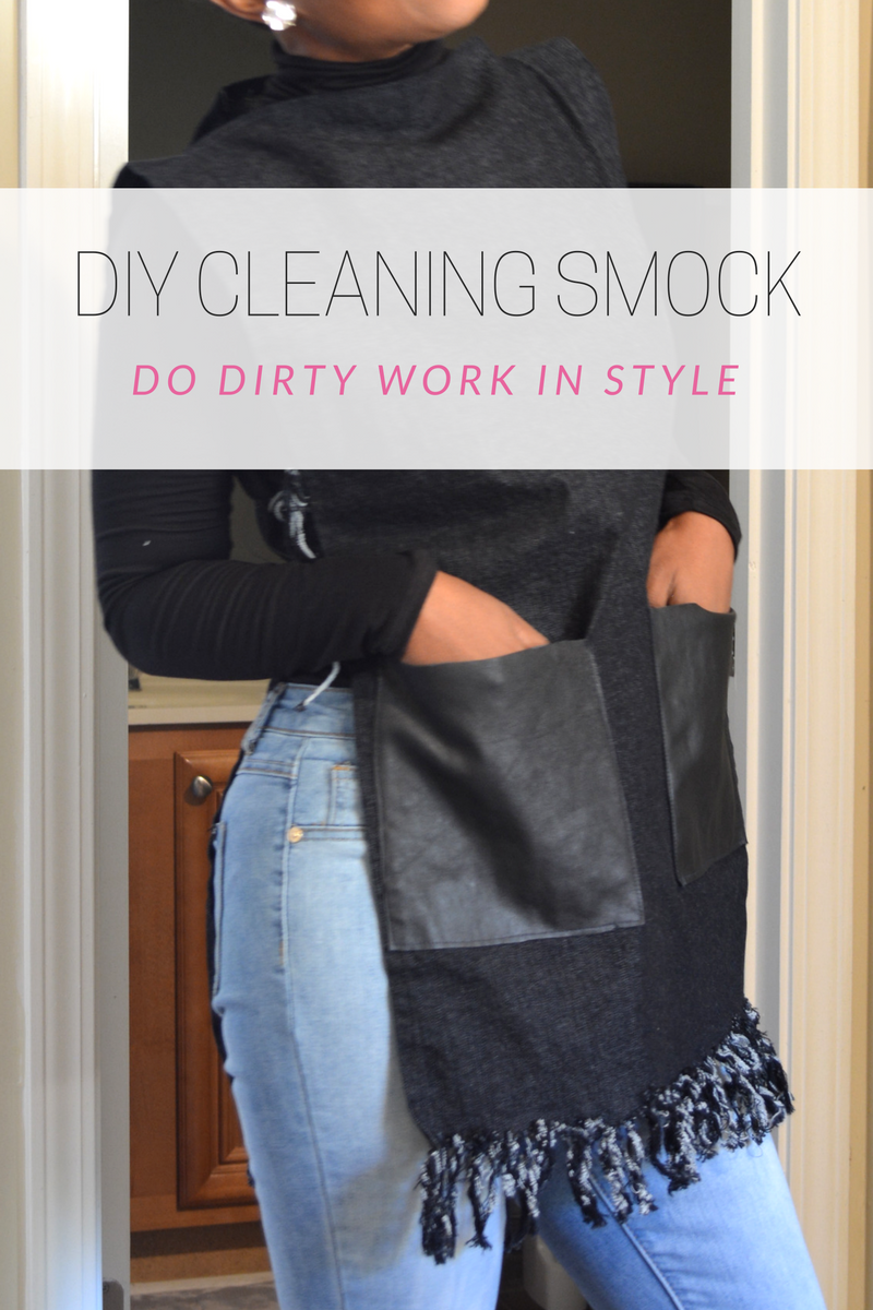 diy cleaning smock