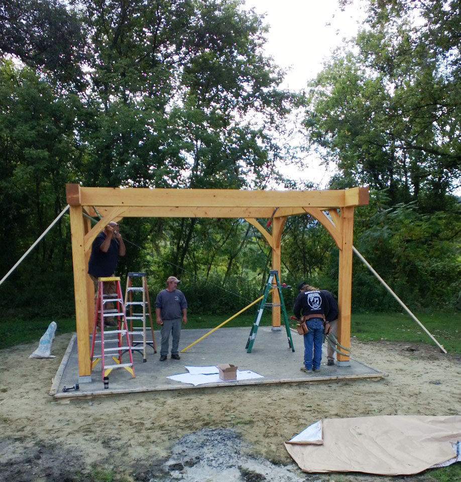 Donn Timber Frame Shop Plans 8x10x12x14x16x18x20x22x24