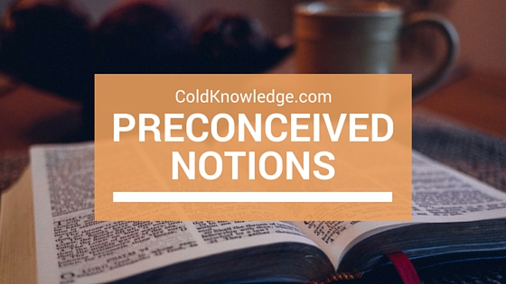 Preconceived definition image