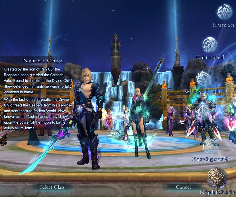 Perfect World Game Experiences Characters