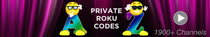 Huge Private Roku Channels Codes List