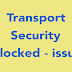 Transport Security has Blocked a cleartext HTTP- issue.