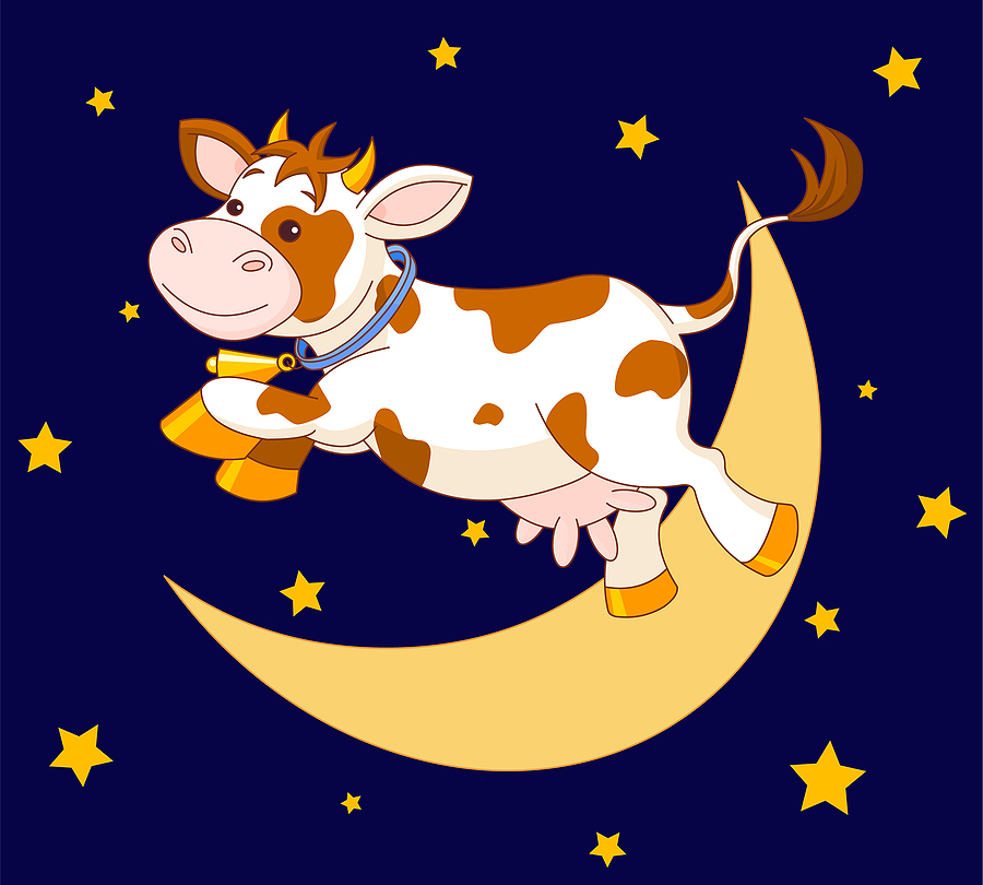 cow jumping clipart - photo #25