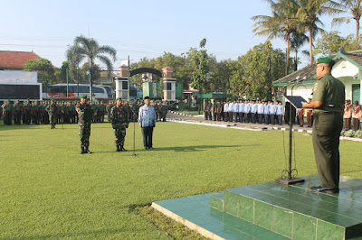 KODIM SRAGEN GELAR UPACARA 17 AN DI BULAN MARET
