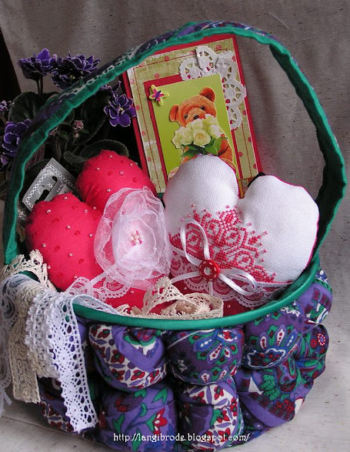 Корзинка с подснежниками и не только Корзинка с подснежниками и не только