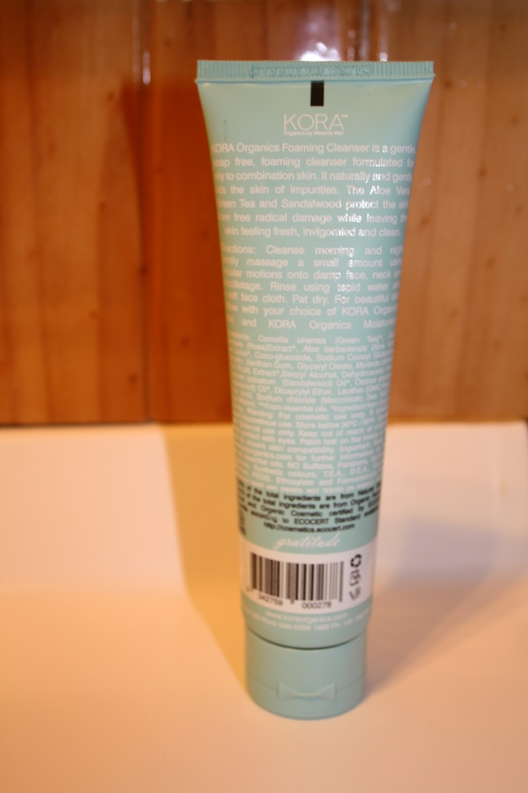 kora foaming cleanser