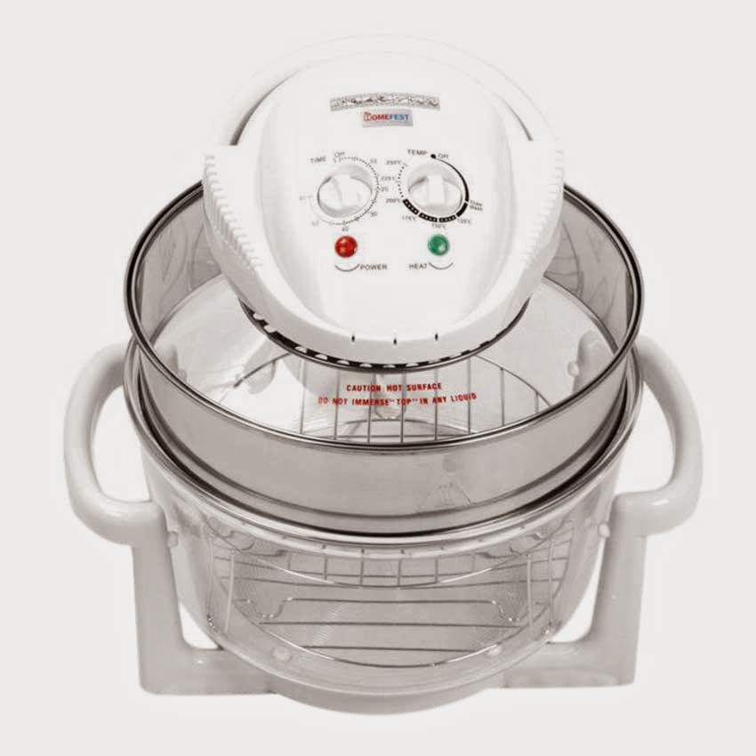 Convection Halogen Oven with Air Fryer Extension Ring 12L