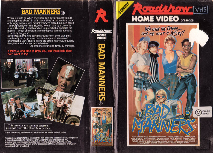 Australian VHS Covers: Roadshow Vhs Collection First Label