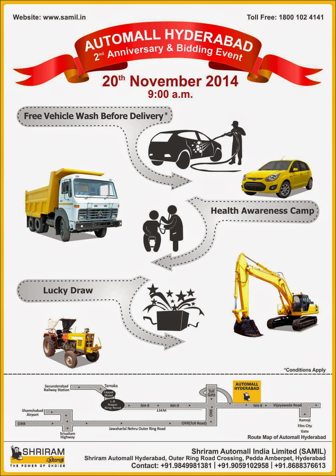 Special Bidding Event at Shriram Automall Hyderabad 20th November