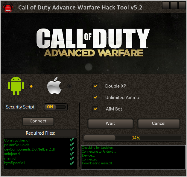 Call of Duty Advance Warfare Hack Tool v5.2 [PC