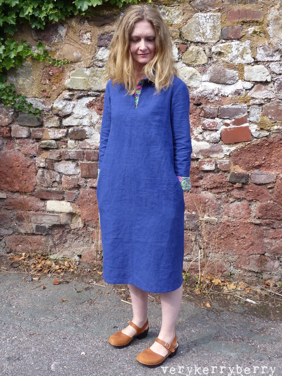 verykerryberry Merchant and Mills Rugby Dress in Linen and Liberty