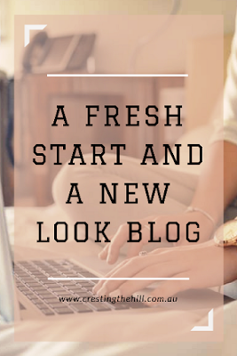 Taking the plunge and getting a template that has given my blog a fresh new look - loving it!