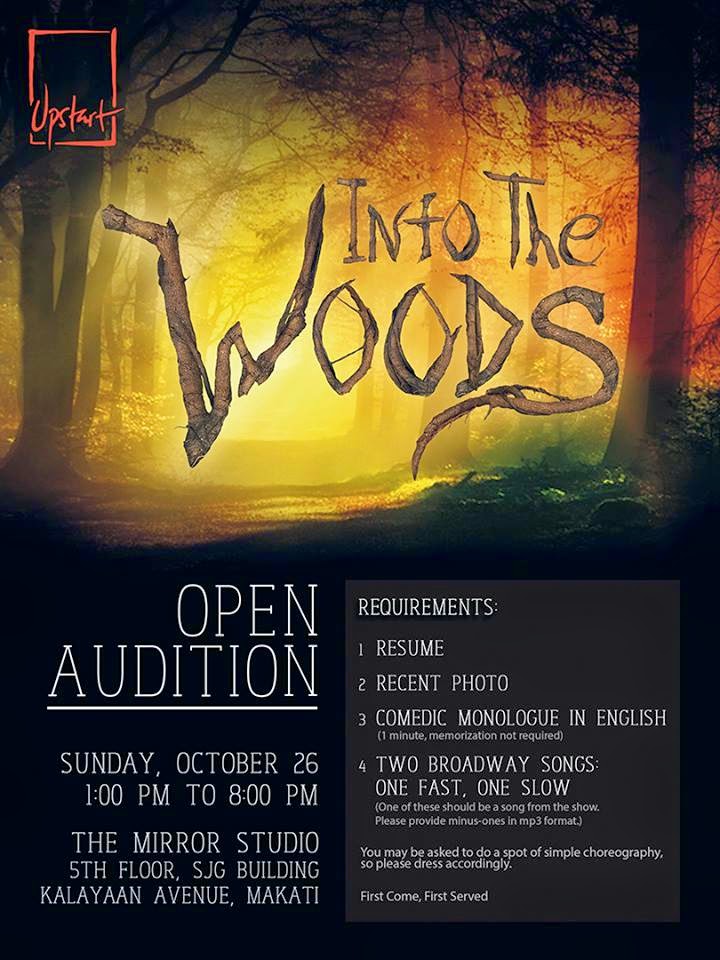 The Intersections & Beyond Audition Upstart's INTO THE WOODS