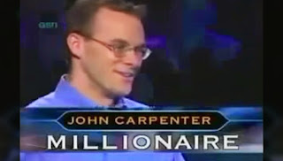 John Carpenter used his lifeline
 John Carpenter Millionaire 2014