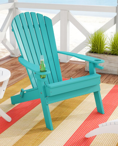 Beach Blue Adirondack Chairs