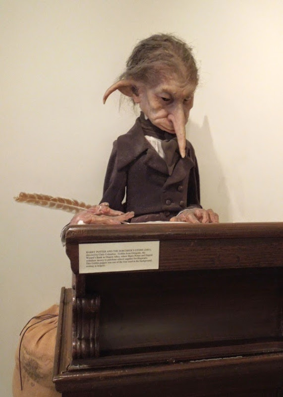Gringotts goblin puppet Harry Potter Sorcerer's Stone