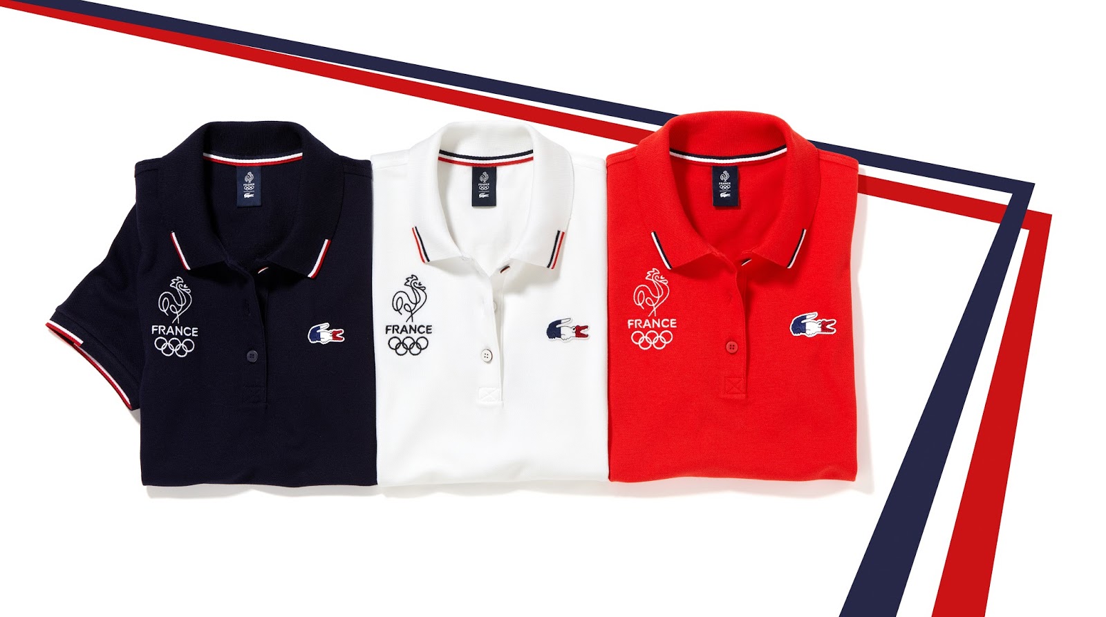Lacoste pr?�sente les tenues officielles de la d?�l?�gation fran?�aise aux Jeux Olympique et 
