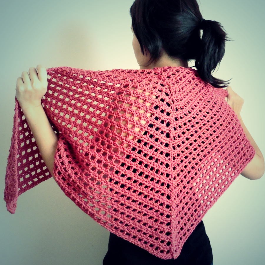 CHAL TRIANGULAR FACIL CROCHET - Ahuyama Crochet