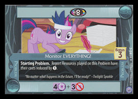 My Little Pony Monitor EVERYTHING! Premiere CCG Card