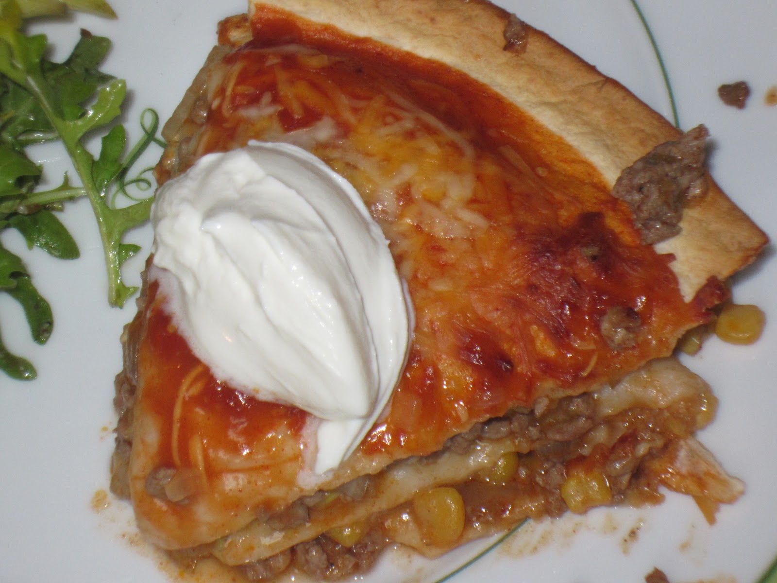 Kristi in the Kitchen "Healthified" Beef Enchilada Pie