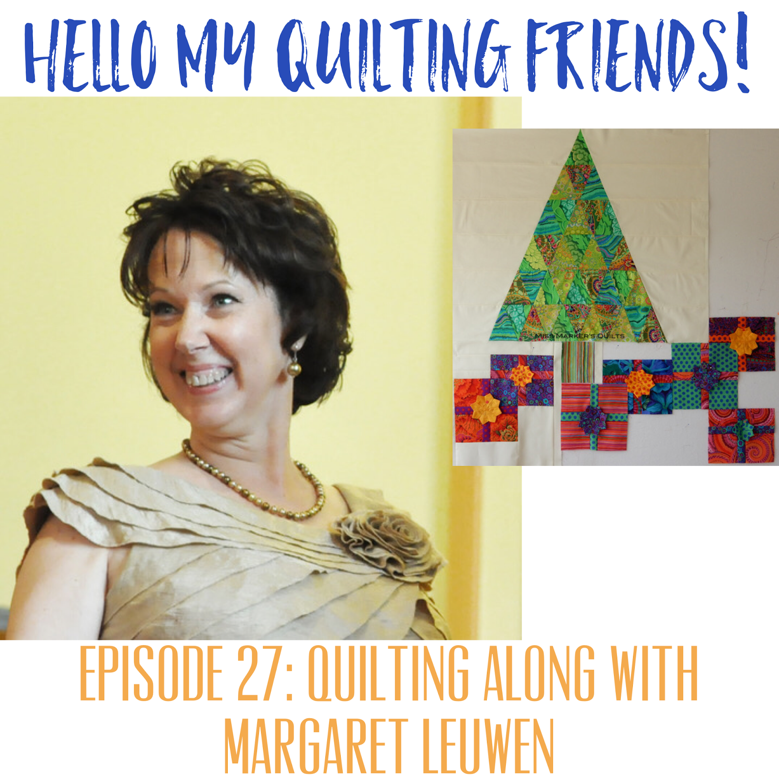 The Free Motion Quilting Project Episode 27 Quilting Along with