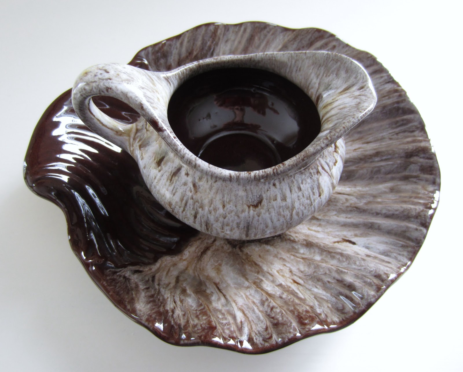 Vintage et Distinction Crémier et bol EVANGELINE Pottery 20