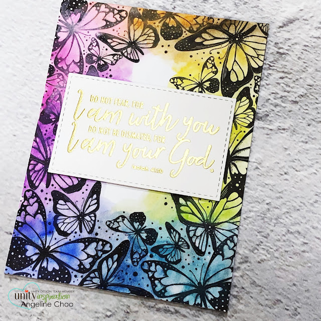 ScrappyScrappy: [NEW VIDEOS] Flowers, Rainbow and Glitter with Unity Stamp - Migration of Beauty #scrappyscrappy #unitystampco #card #cardmaking #youtube #quicktipvideo #stamp #stamping #migrationofbeauty #borderbackgroundstamp #rainbowbutterflies #altenewwatercolor #rainbowwatercolor #watercolorpainting #goldembossing #sentimentkit 