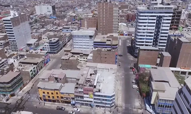 Centro comercial Gamarra tras el desalojo a ambulantes
