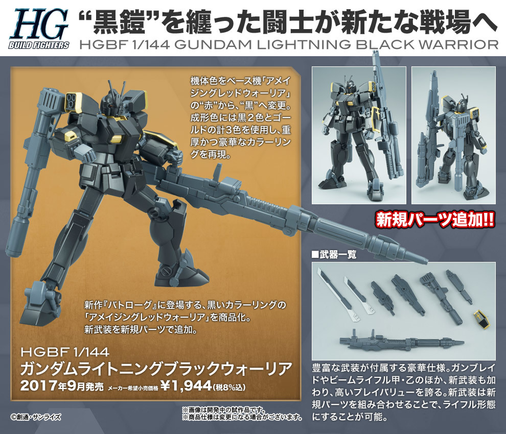 Image result for HGBF 1/144 Gundam Lightning Black Warrior box